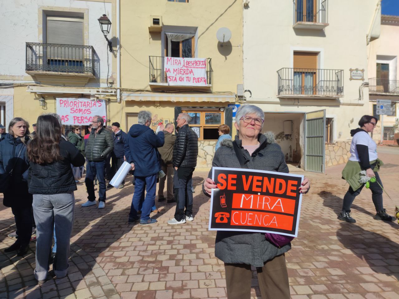 Protestas por la instalación de la planta de residuos en Mira.