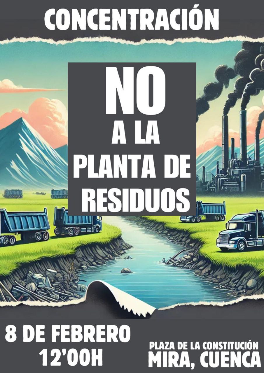 No a la planta de residuos en Mira