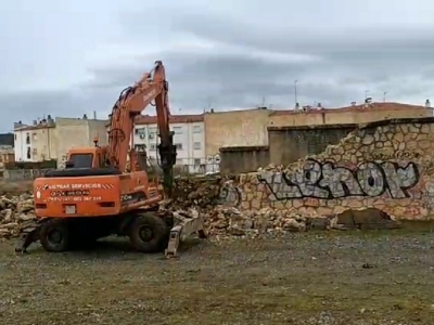 Las obras de los macroaparcamientos de Cuenca, destruyen patrimonio histórico.