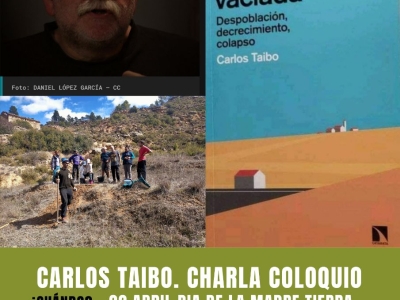 Charla-debate sobre decrecimiento con Carlos Taibo.